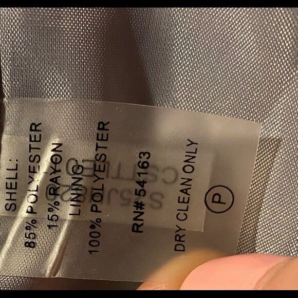 Calvin Klein Gray Blazer Size 4 - Picture 6 of 10